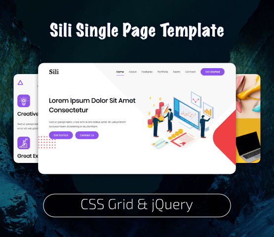 Sili Multi-Purpose Single Page Template